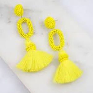 Beaded Tassel Earrings